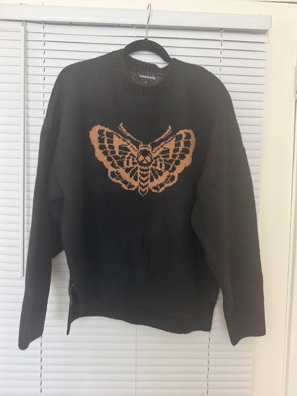 Girrlscout The Carter Knit Sweater - Death Moth Size M/L
